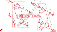 REAR SHOCK ABSORBER dla Honda VALKYRIE 1500 F6C 1998