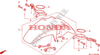 FRONT FENDER dla Honda BIG ONE 1000 50HP 1996