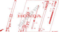 FRONT FORK dla Honda BIG ONE 1000 1996