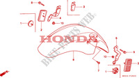 FRONT FENDER dla Honda CBR 1000 DUAL CBS 1999