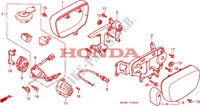 SIDE COVER   IGNITION SWITCH dla Honda VF 750 MAGNA 1999