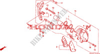 FRONT BRAKE CALIPER dla Honda NTV 650 34HP 1997