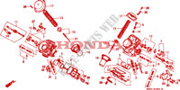 CARBURETOR (COMPONENT PARTS) dla Honda STEED 400 1997