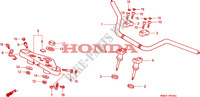HANDLE PIPE (2) dla Honda SHADOW 600 VLX DELUXE 1995