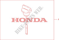 CHROME OIL VAP KIT dla Honda VLX SHADOW 600 1999