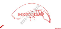 FRONT FENDER dla Honda VLX SHADOW 600 2 TONE 1999