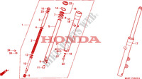 FRONT FORK dla Honda VLX SHADOW 600 1997