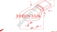 SEAT (1) dla Honda SHADOW 600 VLX DELUXE 1997