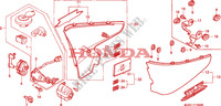 SIDE COVERS dla Honda VT SHADOW 600 34HP Kumamoto factory 1999