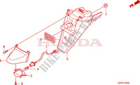 REAR FENDER dla Honda LEAD 110 2011
