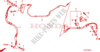 REAR BRAKE PIPE(FES125)(F ES150) dla Honda S WING 150 FES SPECIAL 2009