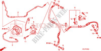 REAR BRAKE PIPE(FES125A)( FES150A) dla Honda S WING 125 FES ABS 2011