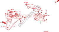 REAR FENDER dla Honda S WING 125 FES ABS 2010