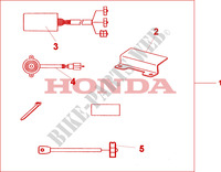 ALARM dla Honda SH 300 SPORTY ABS SPECIAL E 2008
