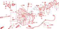 CYLINDER HEAD dla Honda SH 300 ABS SPORT 2009