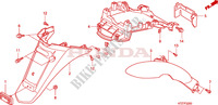 REAR FENDER dla Honda PES 150 INJECTION 2006