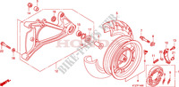 REAR WHEEL   SWINGARM dla Honda PES 150 INJECTION 2008