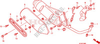 EXHAUST MUFFLER dla Honda PES 125 INJECTION SPECIAL 2010