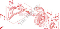 REAR WHEEL   SWINGARM dla Honda PS 125 INJECTION SPORTY 2010