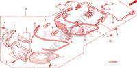 TAILLIGHTS dla Honda PES 125 INJECTION SPORTY 2009