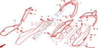 BODY COVER dla Honda REFLEX 250 SPORT 2008