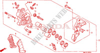 FRONT BRAKE CALIPER (R.) (XL1000VA) dla Honda XL 1000 VARADERO ABS RED 2009