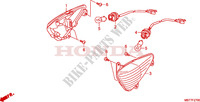 INDICATOR dla Honda XL 1000 VARADERO ABS RED 2008