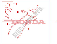 PANNIER STAY SET dla Honda XL 1000 VARADERO 2009