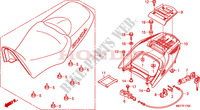 SEAT dla Honda XL 1000 VARADERO ABS RED 2008