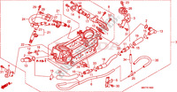 THROTTLE BODY dla Honda XL 1000 VARADERO ABS RED 2009