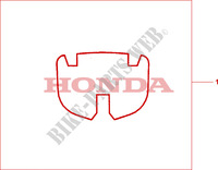 TOP BOX MAT dla Honda XL 1000 VARADERO ABS 2009