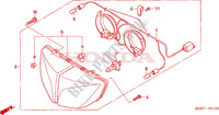 HEADLIGHT (CBF600S/SA) dla Honda CBF 600 CARENEE ABS 2007