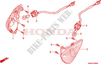 WINKER  dla Honda CBF 600 FAIRING ABS 25KW 2009