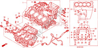 CRANKCASE dla Honda CB 600 F HORNET ABS 34HP 2010