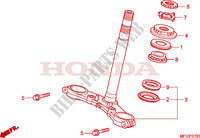 STEERING DAMPER dla Honda CB 600 F HORNET ABS 34HP 2010