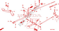 PEDAL dla Honda VT 750 S 2010