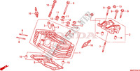 REAR CYLINDER HEAD dla Honda VT 750 S 2011
