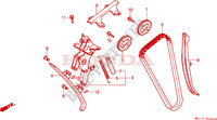 CAM CHAIN   TENSIONER dla Honda CBX 750 PATROL LIGHT RED 1990