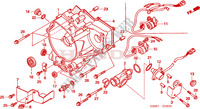 CRANKCASE COVER dla Honda TRX 250 FOURTRAX RECON Electric Shift 2007