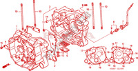CRANKCASE dla Honda TRX 250 FOURTRAX RECON Electric Shift 2009