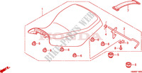 SEAT dla Honda TRX 250 FOURTRAX RECON Standard 2010