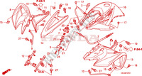 FRONT FAIRING   REVERSE SWITCH (TRX400EX8/X9) dla Honda SPORTRAX TRX 400 X 2009