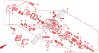 REAR BRAKE CALIPER dla Honda SPORTRAX TRX 400 X 2009