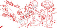 AIR CLEANER dla Honda FOURTRAX 500 FOREMAN 4X4 Electric Shift 2007