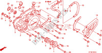 LEFT HAND CRANKCASE COVER (TRX450R6,7,8/ER6,7,8) dla Honda TRX 450 R SPORTRAX Kick start 2006
