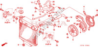 RADIATOR (TRX450R6,7,8/ER6,7,8) dla Honda TRX 450 R SPORTRAX Kick start ROUGE 2008