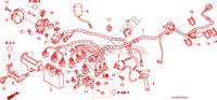 WIRE HARNESS (TRX450R6,7,8/ER6,7,8) dla Honda TRX 450 R SPORTRAX Kick start RED 2008