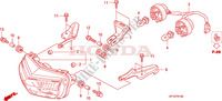 HEADLIGHT dla Honda TRX 450 R SPORTRAX Electric Start 2010
