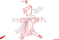 KNUCKLE dla Honda TRX 450 R SPORTRAX Electric Start 2011