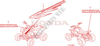 STICKERS dla Honda TRX 450 R SPORTRAX Electric Start 2011